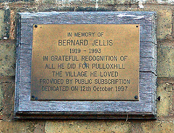 The plaque on The Hall March 2011